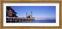 Framed Baseball park at the waterfront, AT&T Park, San Francisco, California, USA