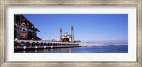 Framed Baseball park at the waterfront, AT&T Park, San Francisco, California, USA