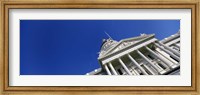 Framed Low angle view of a government building, California State Capitol Building, Sacramento, California