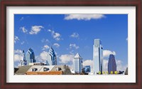 Framed Buildings in a city, Chinatown Area, Comcast Center, Center City, Philadelphia, Philadelphia County, Pennsylvania, USA