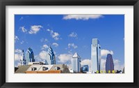 Framed Buildings in a city, Chinatown Area, Comcast Center, Center City, Philadelphia, Philadelphia County, Pennsylvania, USA