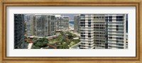 Framed Condos in a city, San Diego, California, USA
