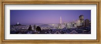 Framed View of San Francisco from Nob Hill, California