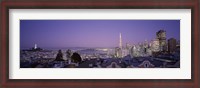 Framed View of San Francisco from Nob Hill, California