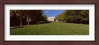 Framed Lawn in front of a building, Bascom Hall, Bascom Hill, University of Wisconsin, Madison, Dane County, Wisconsin, USA