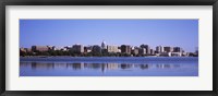 Framed Lake Monona and Madison Skyline,Wisconsin