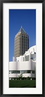 Framed Art museum in front of a skyscraper, High Museum Of Art, Atlanta, Fulton County, Georgia, USA