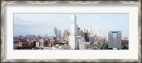 Framed Dallas Skyline