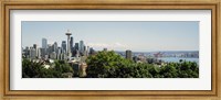 Framed Skyscrapers in a city, Space Needle, Seattle, Washington State, USA