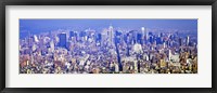 Framed Wide Angle View of Manhattan