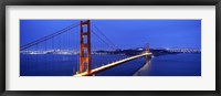 Framed Golden Gate Bridge at Dusk, San Francisco, California
