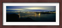 Framed Golden Gate Bridge, San Francisco Bay