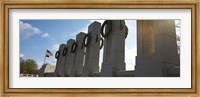 Framed Colonnade in a war memorial, National World War II Memorial, Washington DC, USA