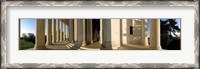 Framed Columns of a memorial, Jefferson Memorial, Washington DC, USA