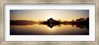 Framed Jefferson Memorial, Tidal Basin, Potomac River, Washington DC