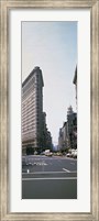 Framed Low angle view of an office building, Flatiron Building, New York City