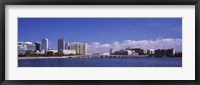 Framed City at the waterfront, Hillsborough Bay, Tampa, Hillsborough County, Florida, USA