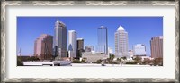 Framed Skyscraper in a city, Tampa, Hillsborough County, Florida, USA