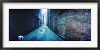 Framed Buildings along an alley, Pioneer Square, Seattle, Washington State, USA