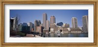 Framed Buildings in a city, Boston, Suffolk County, Massachusetts, USA