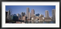 Framed Buildings in a city, Boston, Suffolk County, Massachusetts, USA