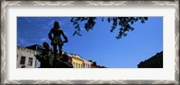 Framed Statues in front of buildings, French Market, French Quarter, New Orleans, Louisiana, USA