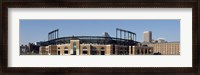 Framed Baseball park in a city, Oriole Park at Camden Yards, Baltimore, Maryland, USA