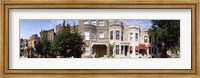 Framed 180 degree view of buildings in a city, Chicago, Cook County, Illinois, USA