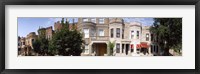 Framed 180 degree view of buildings in a city, Chicago, Cook County, Illinois, USA
