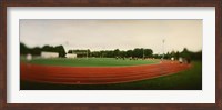 Framed Running track in a park, McCarran Park, Greenpoint, Brooklyn, New York City, New York State, USA
