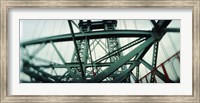 Framed Low angle view of a suspension bridge, Williamsburg Bridge, New York City, New York State, USA