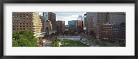 Framed Buildings in a city, Atlantic Avenue, Wharf District, Boston, Suffolk County, Massachusetts, USA