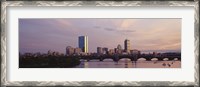 Framed Charles River, Back Bay, Boston, Massachusetts