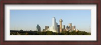 Framed Daytime View of the Dallas, Texas Skyline