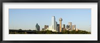 Framed Daytime View of the Dallas, Texas Skyline