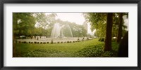 Framed Fountain in a park, Prospect Park, Brooklyn, New York City, New York State, USA