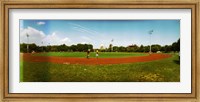 Framed People jogging in a public park, McCarren Park, Greenpoint, Brooklyn, New York City, New York State, USA