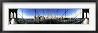 Framed Mirror View of the Brooklyn Bridge