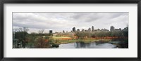 Framed Gates in a park, The Gates, Central Park, Manhattan, New York City, New York State, USA