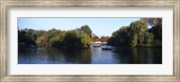 Framed Lake in a park, Central Park, Manhattan, New York City, New York State, USA