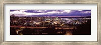Framed Aerial view of a city, Tacoma, Pierce County, Washington State, USA 2010