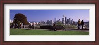 Framed View of Seattle from Queen Anne Hill, King County, Washington State, USA 2010