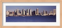 Framed San Diego skyline as Seen from the Water