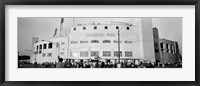 Framed People outside a baseball park, old Comiskey Park, Chicago, Cook County, Illinois, USA