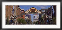 Framed Buildings in a city, Gaslamp Quarter, San Diego, California, USA