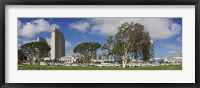 Framed Park in a city, Embarcadero Marina Park, San Diego, California, USA 2010