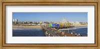Framed Amusement park, Santa Monica Pier, Santa Monica, Los Angeles County, California, USA
