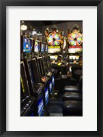 Framed Slot machines at an airport, McCarran International Airport, Las Vegas, Nevada, USA