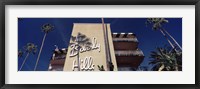 Framed Low angle view of a hotel, Beverly Hills Hotel, Beverly Hills, Los Angeles County, California, USA