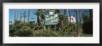 Framed Signboard of a hotel, Beverly Hills Hotel, Beverly Hills, Los Angeles County, California, USA